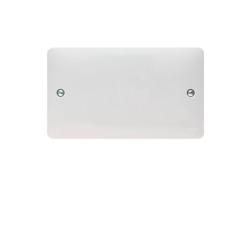 HAGER WMP2 2 GANG BLANKING PLATE