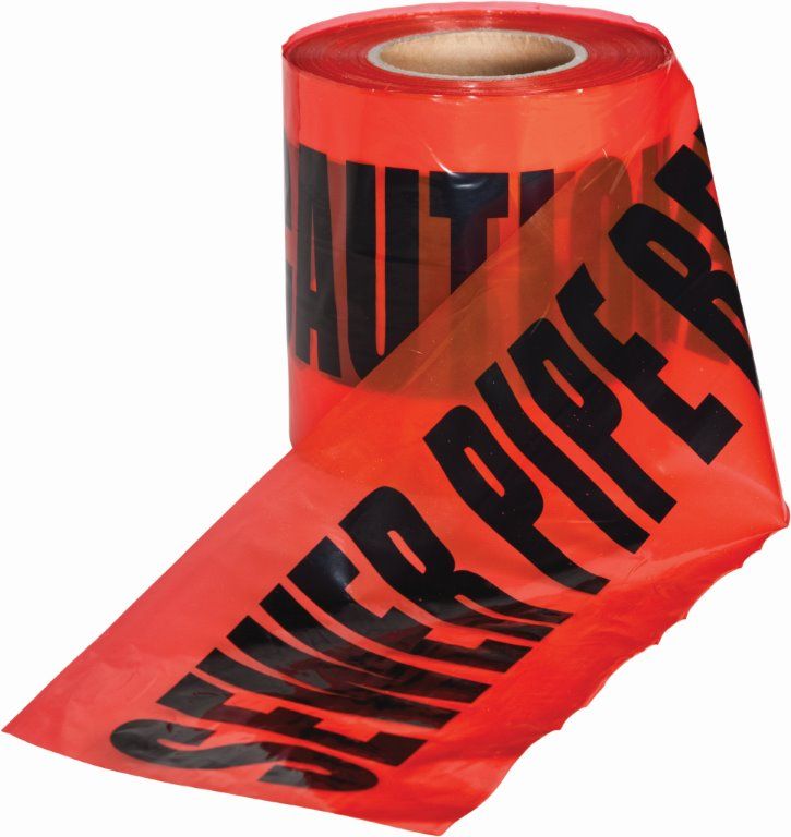 WARNING TAPE 365m x 150mm 803594 UNDERGROUND SEWER