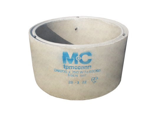 F P MCCANN 1200mm DIA x 750mm PCC CHAMBER RING 1395