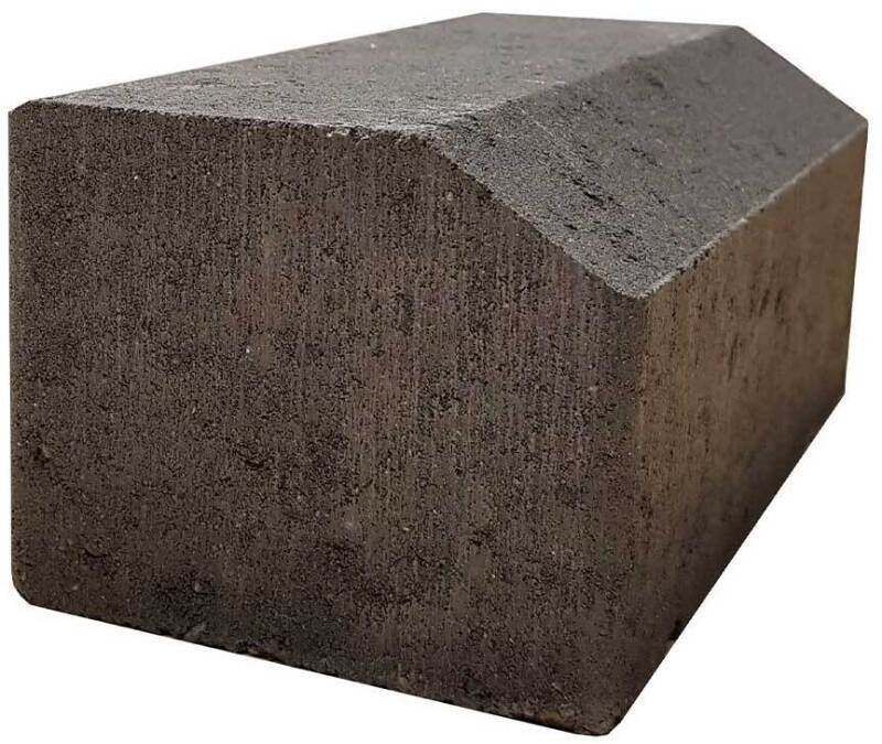 BRETT OMEGA KERB 200 x 100 x 60-80mm CHARCOAL OK99CL (HGBB ONLY)
