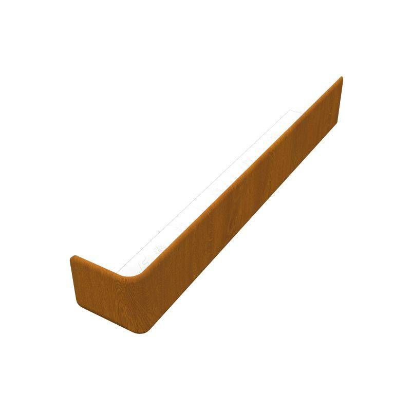 FREEFOAM SQUARE CORNER 300mm WOODGRAIN OAK FWXWGO