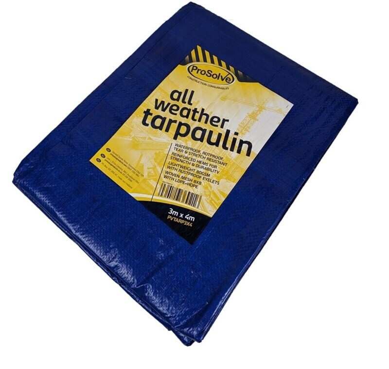 PROSOLVE TARPAULIN 6 x 7m BLUE 80gsm PVTARP6X7