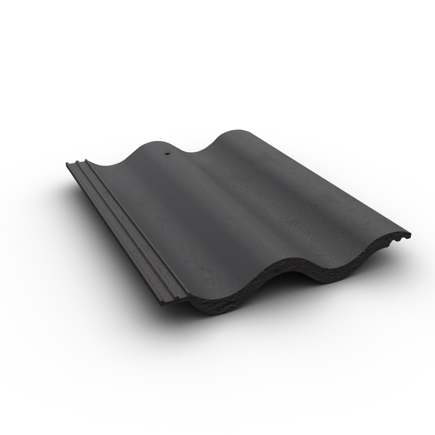 FP MCCANN ROUND TOP CONCRETE ROOF TILE ANTHRACITE PRETILEROUANT