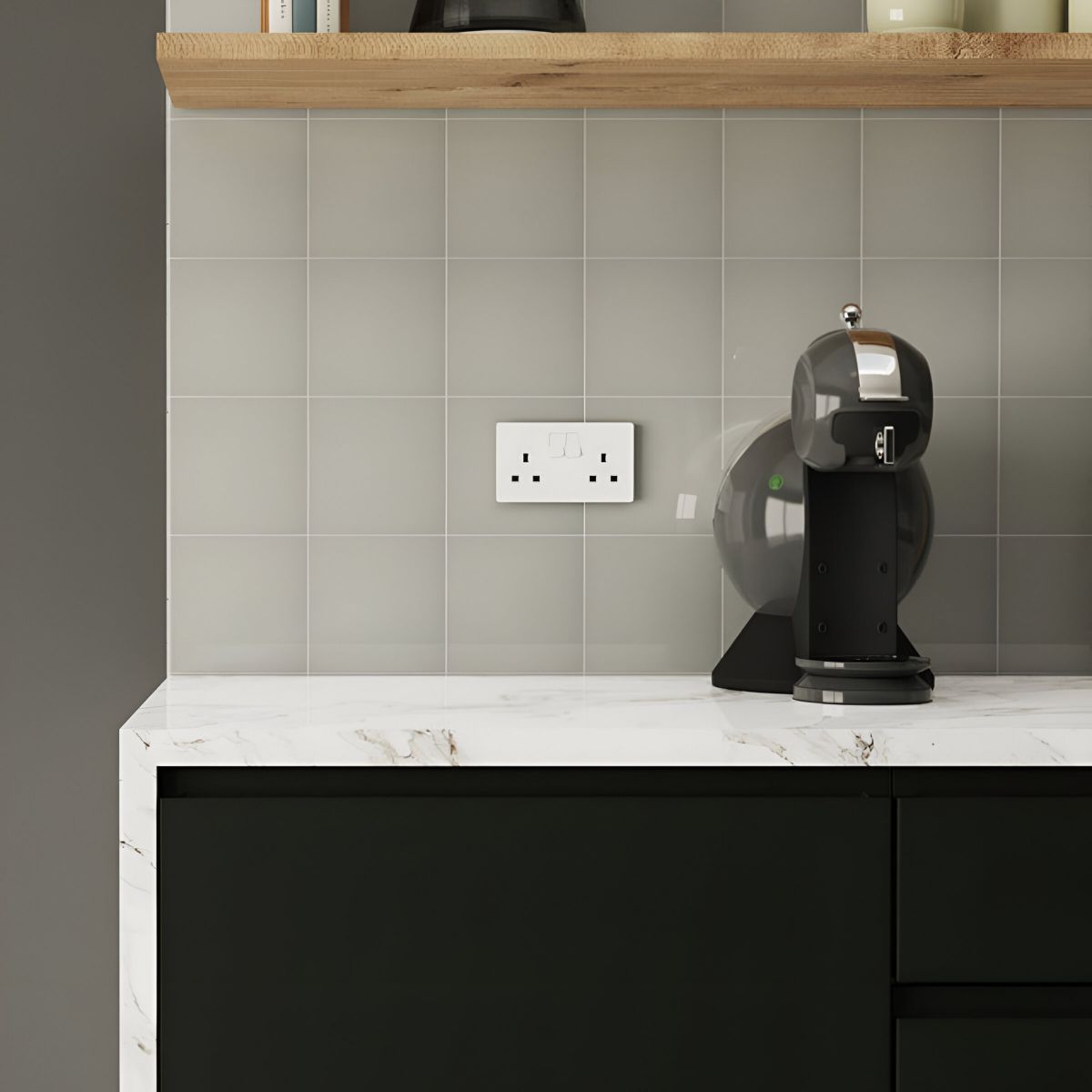 YTC CN15CHGR TILE 150 x 150mm CHARCOAL GREY (44 TILES PER M2)