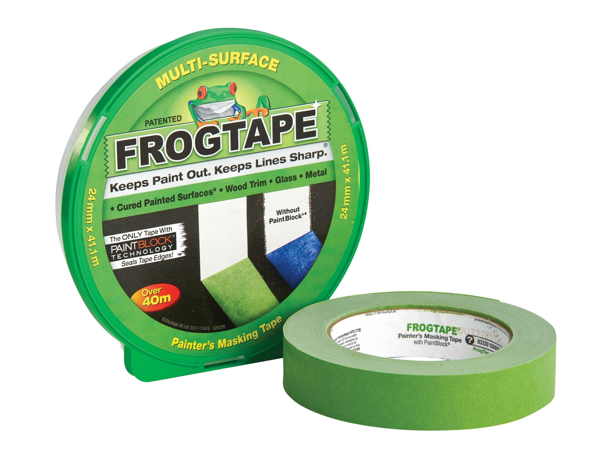 FROGTAPE SHU150182 PAINTERS MASKING TAPE 24MM x 41.1M