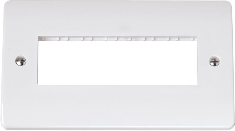 CLICK CMA426 2-GANG 6 INLINE SWITCHED PLATE APERTURE