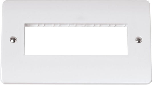 CLICK CMA426 2-GANG 6 INLINE SWITCHED PLATE APERTURE