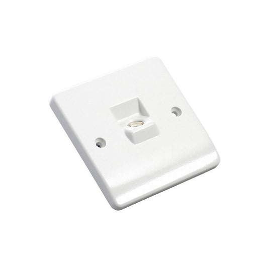 WEW 1-GANG NON-ISOLATED TV/FM COAXIAL SOCKET WHITE K3520WHI