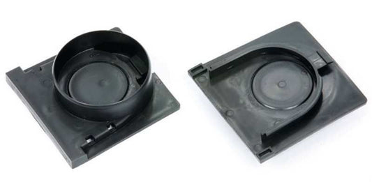 CLARK DRAIN DOMESTIC CHANNEL PLAIN OUTLET END CAP PER PAIR REF CD402