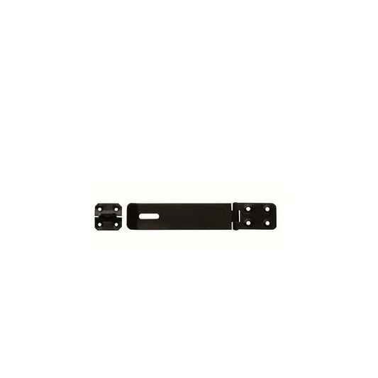 CARLISLE BRASS SAFETY HASP AND STAPLE 76mm BLK ISH076BLK/BP
