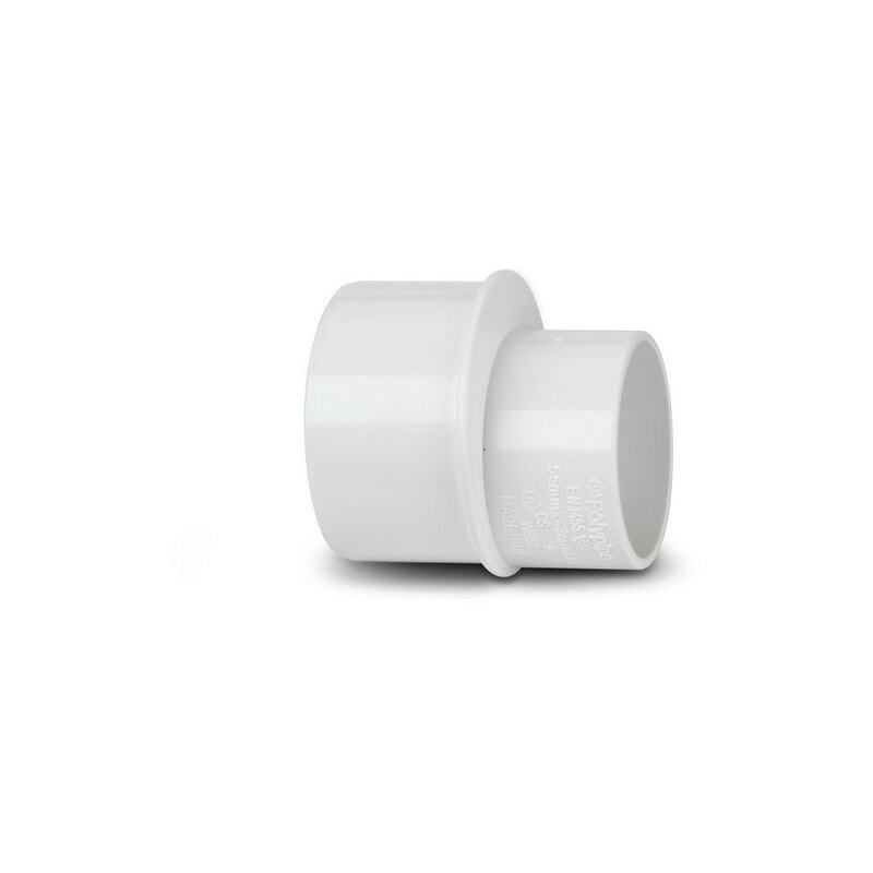 POLYPIPE ABS REDUCER 50 x 32mm WS202 WS202W WHITE