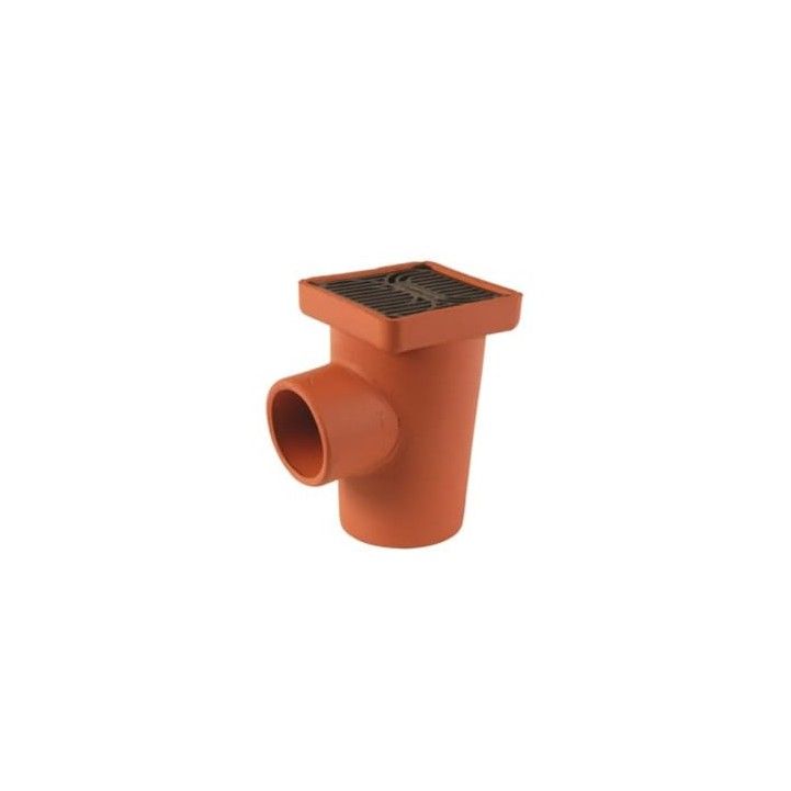 CANOVA CLAY SQUARE GULLY & GRID 100mm SG2/1