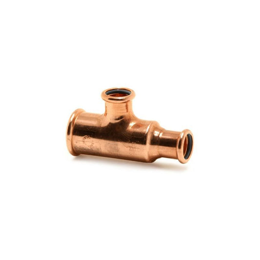 YORKSHIRE XPRESS S27/7130 COPPER TEE REDUCED BRANCH & ONE END 28 x 22 x 22mm 38532