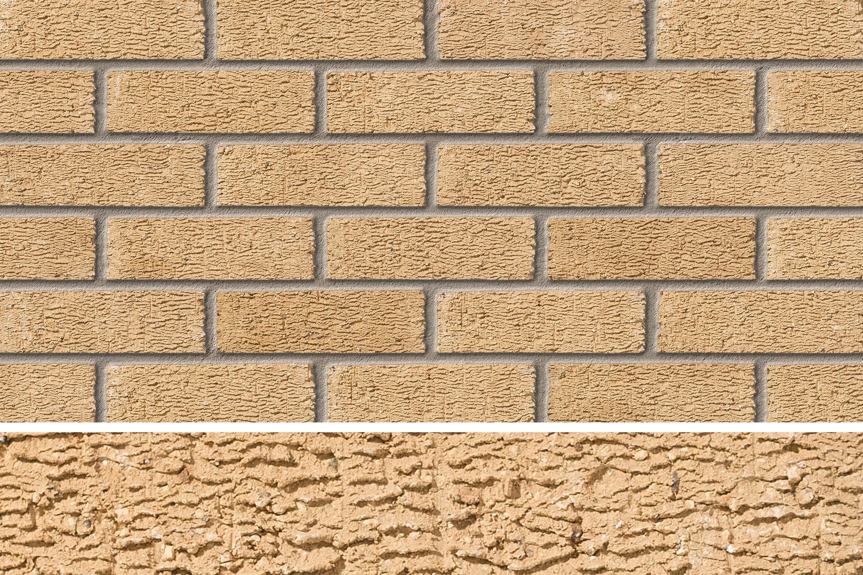 IBSTOCK ALDRIDGE ANGLIAN BUFF MULTI RUSTIC BRICK 65mm A0353A