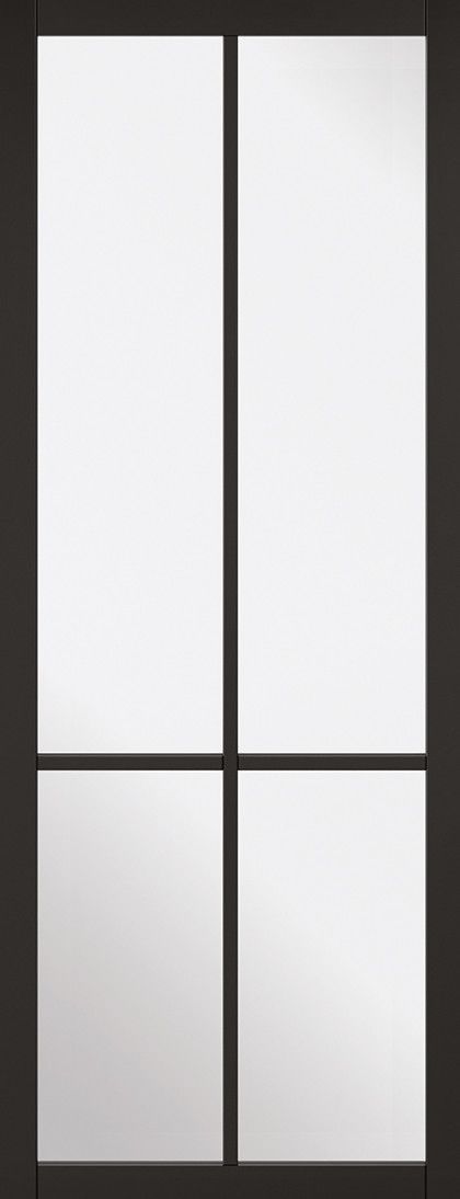 LPD LIBERTY BLACK GLAZED INTERNAL DOOR 33" LIBBLA33