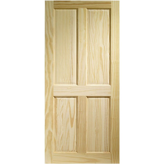 XL 4 PANEL CLEAR PINE DOOR CPIN4P24M 1981 X 610 X 35MM (24")