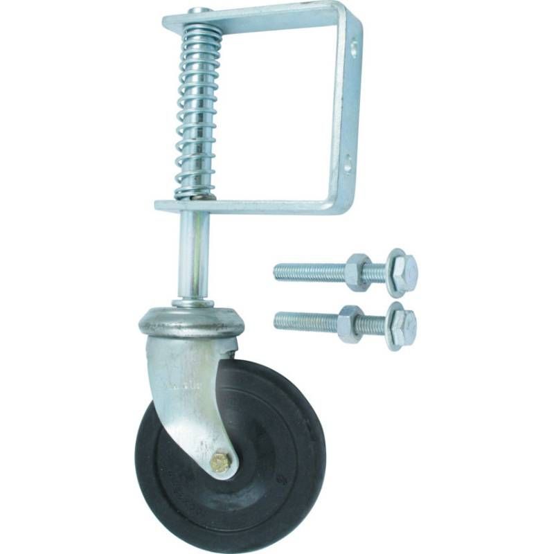 284mm No 941 BZP MED DUTY SPRING LOADED GATE WHEEL 100mm PREPACKED 941-0000ZP