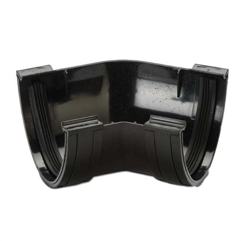 POLYPIPE ELEGANCE CAST IRON POLYFLOW 135deg ANGLE CIRD504B BLACK