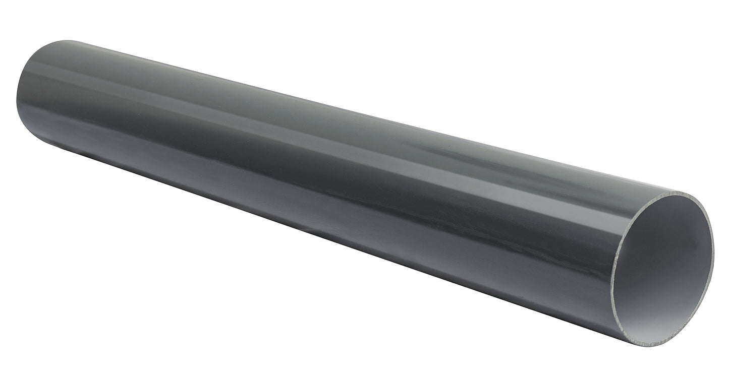 OSMA 0T084 ROUND PVCU PIPE 68mm x 4m 0T084AG ANTHRACTITE GREY