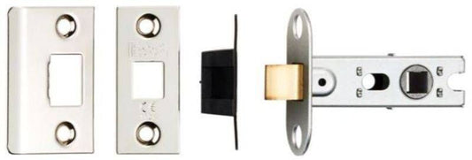 CARLISLE BRASS TUBULAR MORTICE LATCH CE. B/T SQ. 76mm BTL4/SQ