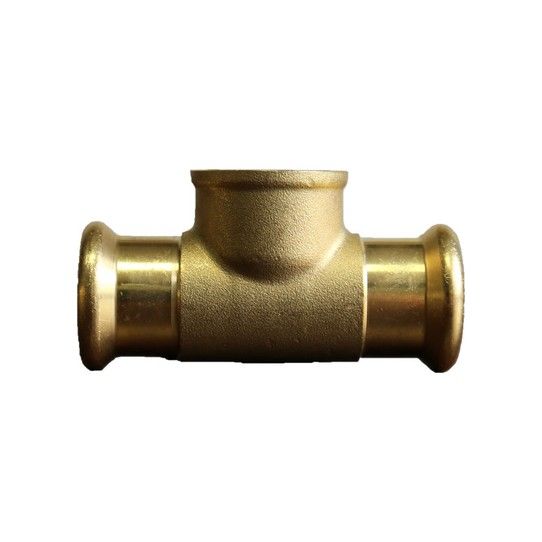 FLOWFLEX COPPER PRESS FI TEE 15 x 15mm x 1/2" 6130GM.151215B
