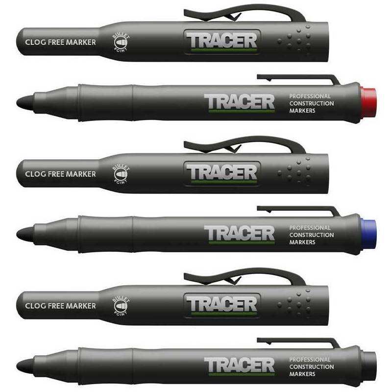 TRACER ACF-MK3 CLOG FREE MARKER PEN KIT (PACK OF 3)