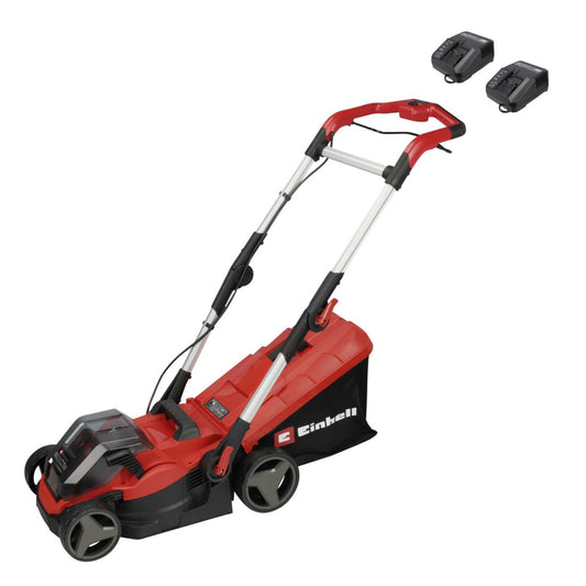 Einhell Rasarro 36/34 Twin 18V Lawnmower 34cm with 2 x 3.0Ah Batteries