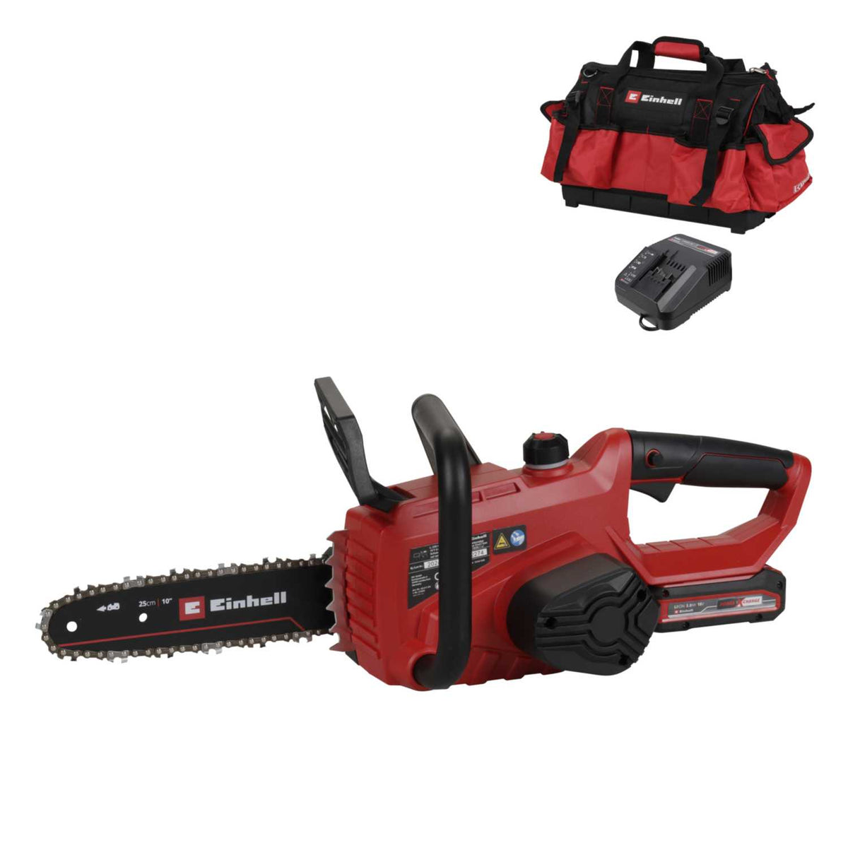 Einhell GE-LC 18/25-1 Li Kit 18V 230mm Chainsaw with 1 x 3.0Ah Battery