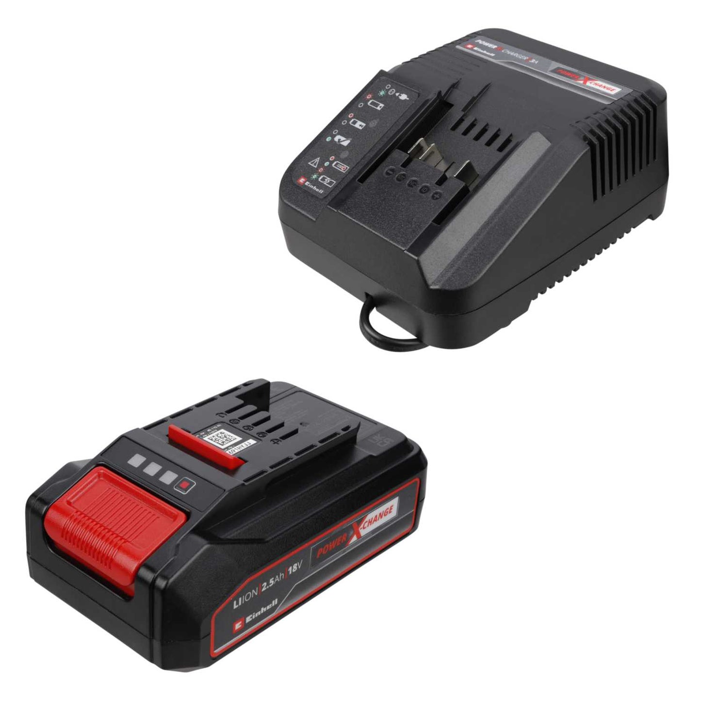 Einhell Power X-Change Plus 18V 2.5Ah Slimline Lithium-Ion Battery and Charger Kit