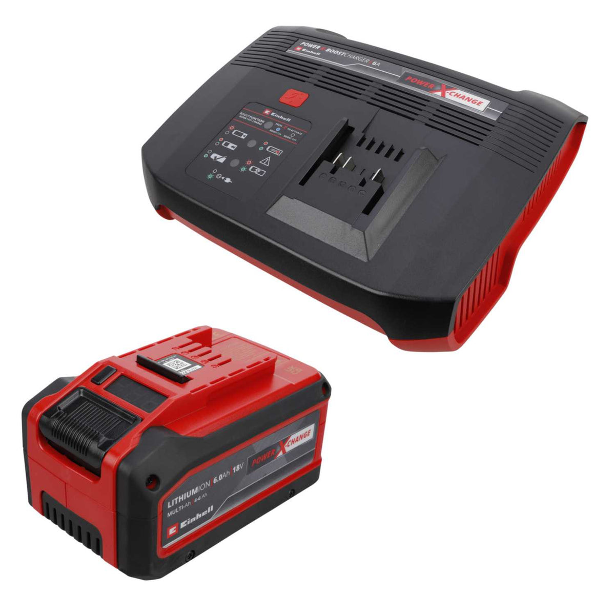 Einhell Power X-Change 18V 6.0Ah Lithium-Ion Battery and Boostcharger Kit