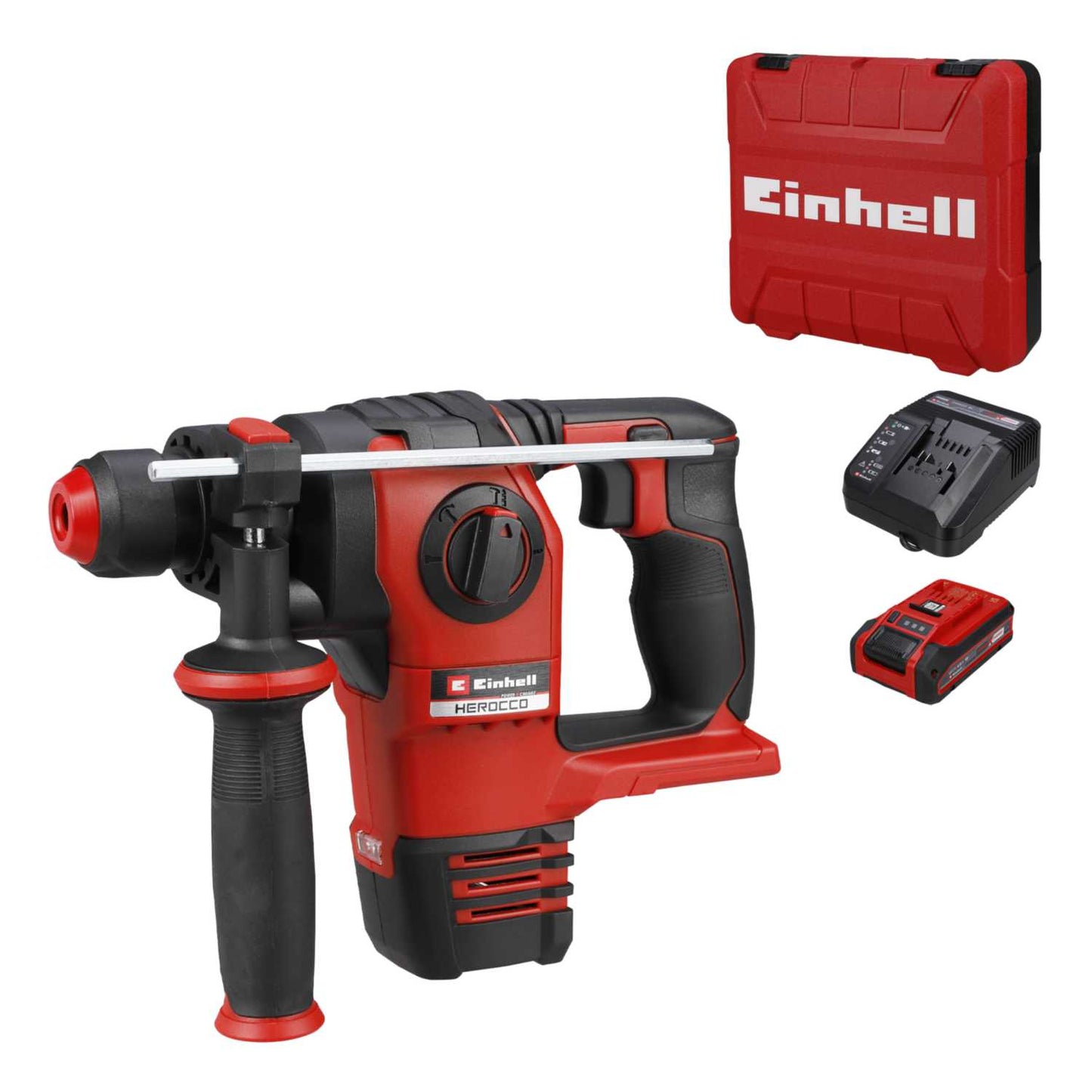 Einhell Herocco 18/20 18V SDS+ Rotary Hammer Drill and Starter Kit