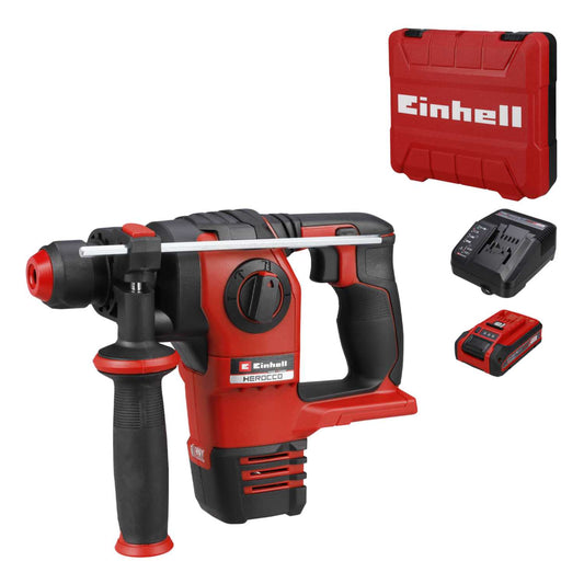 Einhell Herocco 18/20 18V SDS+ Rotary Hammer Drill and Starter Kit