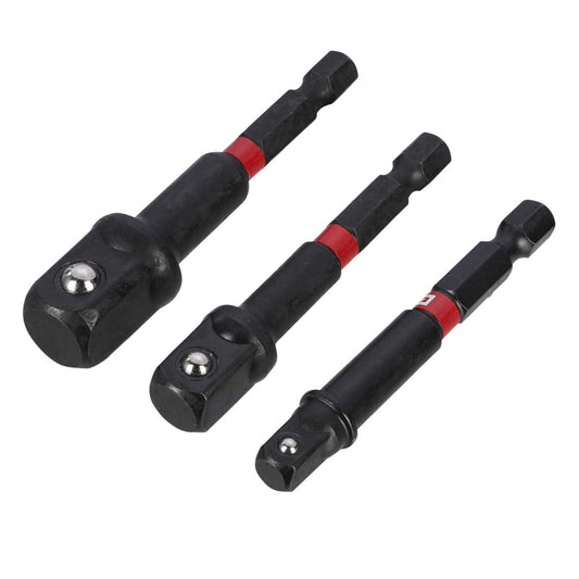 Einhell 3 Piece ¼" Hex Impact Socket Adapter Set