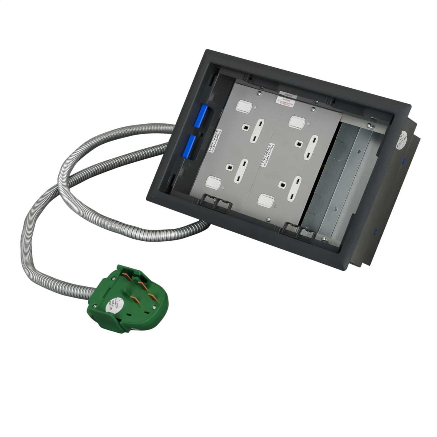 Electrak Legrand 3 Compartment Box with 5m 2P+E+CE Tap Off and 2 Twin Socket Plate