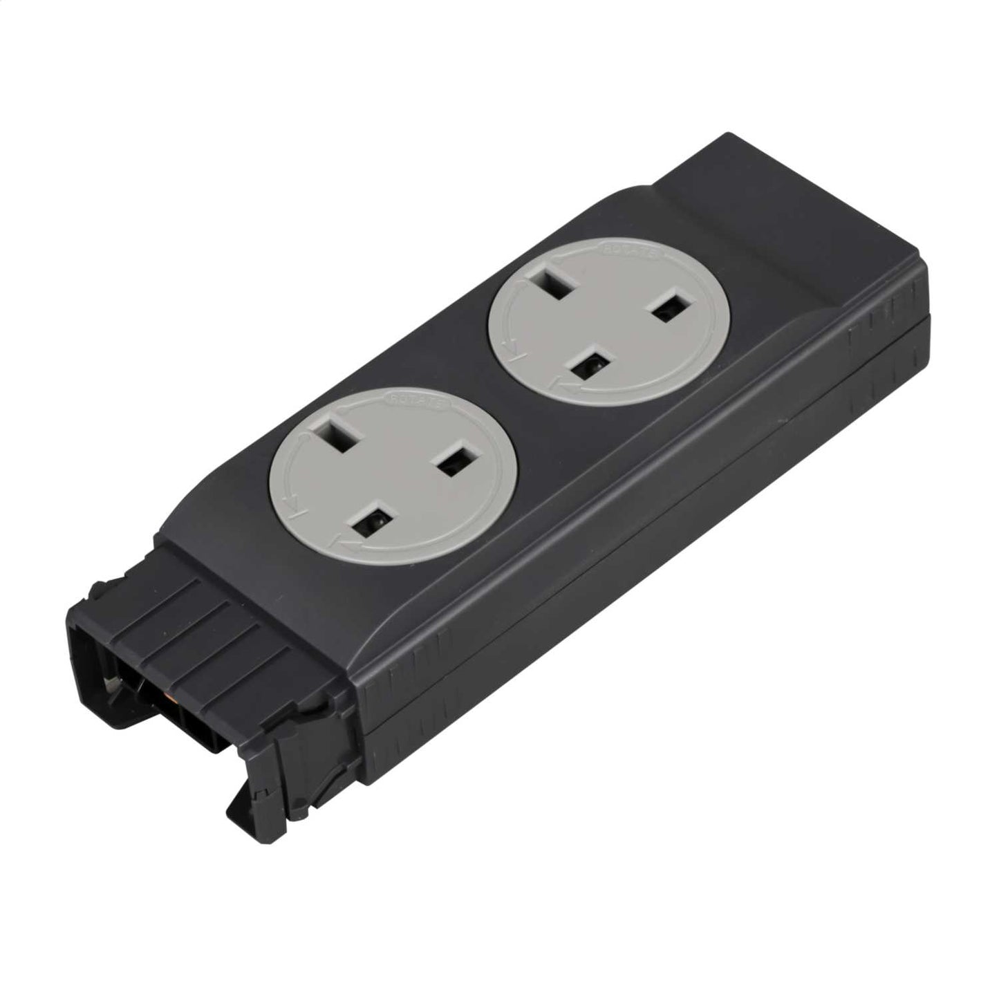 Electrak Legrand 2 Gang Rotatable Socket Module Standard Earth