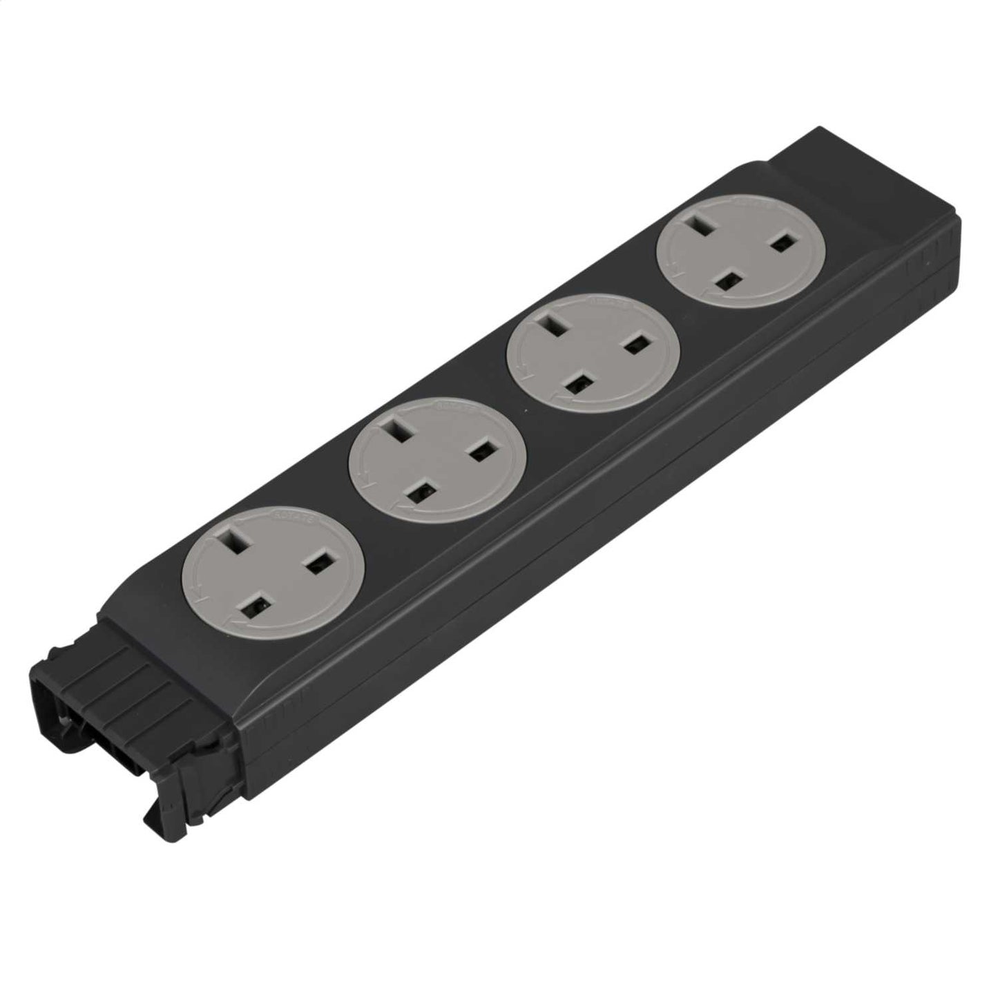 Electrak Legrand 4 Gang Rotatable Socket Module Standard Earth