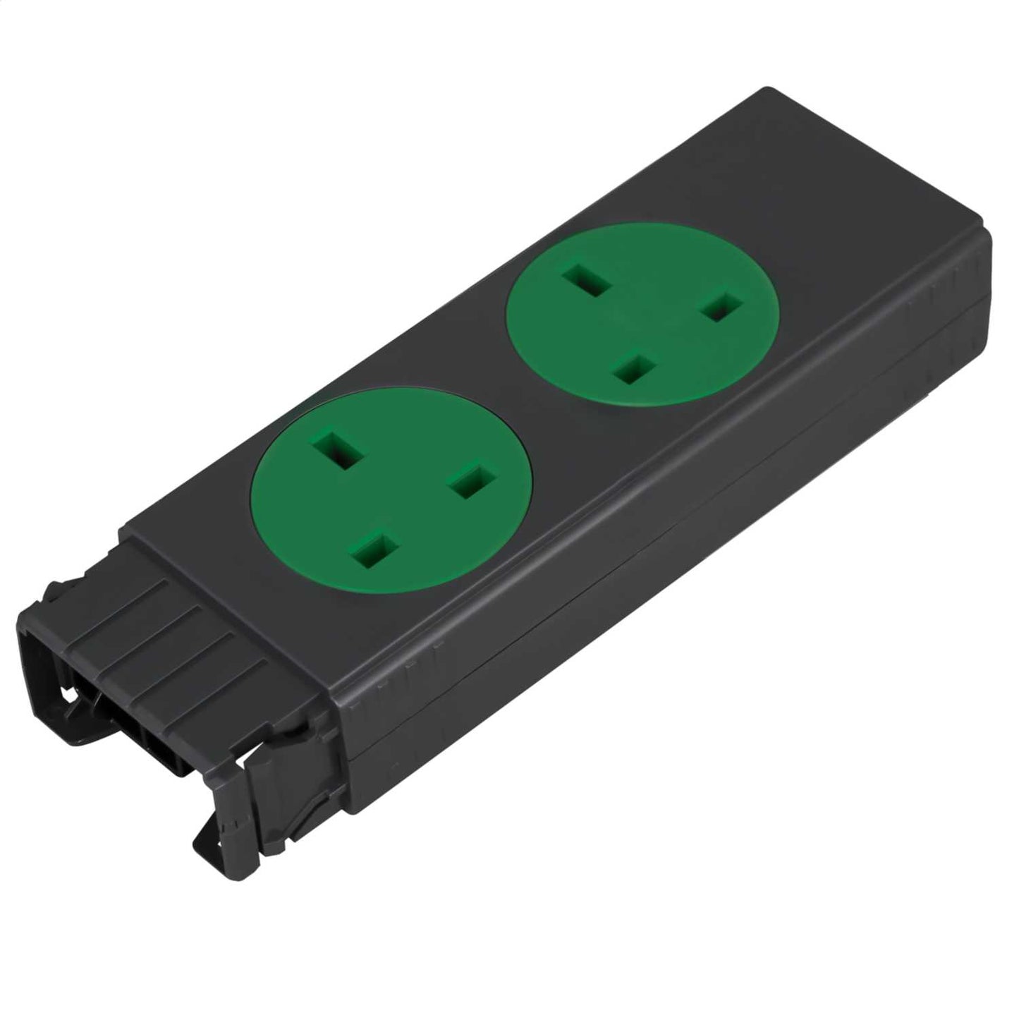 Electrak Legrand 2 Gang Fixed Socket Module Clean Earth