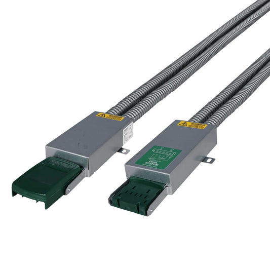 Electrak Legrand 63A 2.4m Flexible Interlink Dark Green 4P+E+CE Dual Circuit