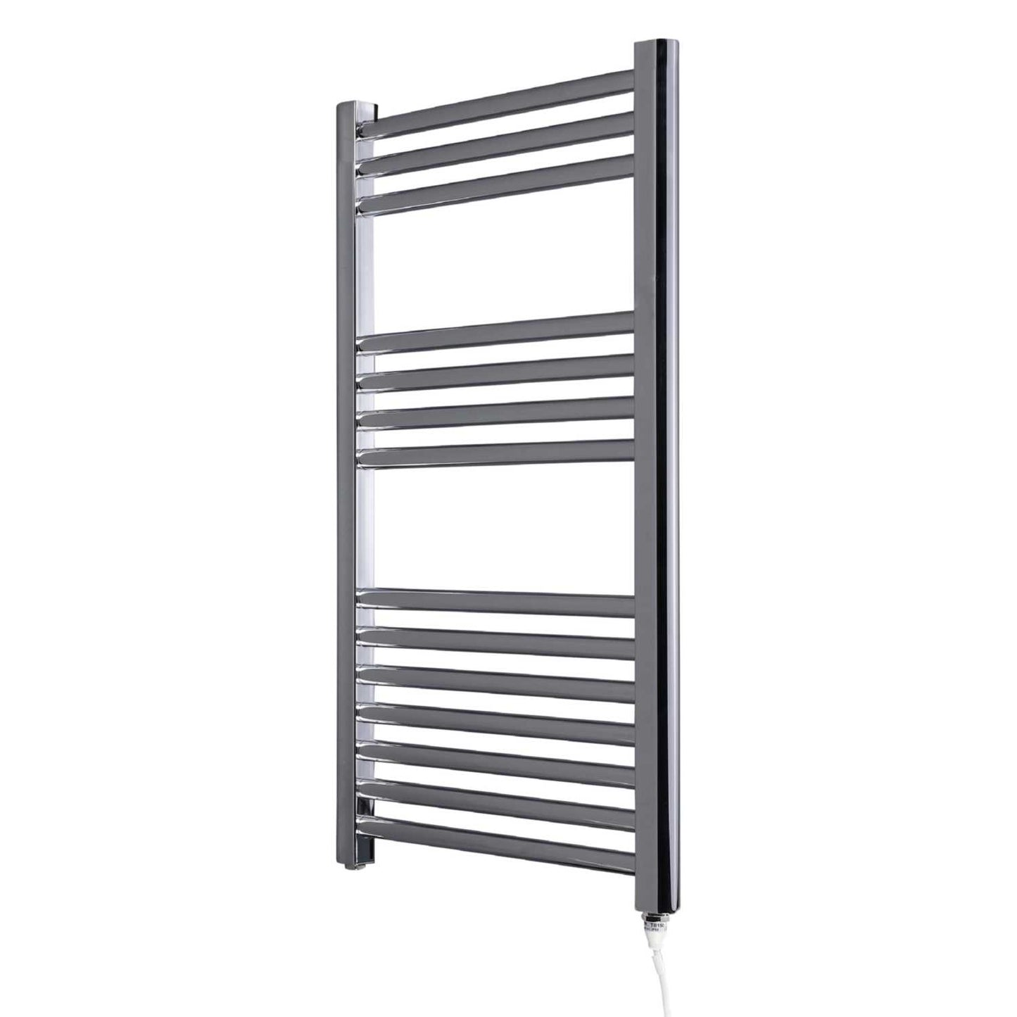 Elnur 150W Electric Towel Rail Ladder Style Straight Chrome