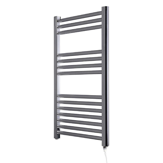 Elnur 150W Electric Towel Rail Ladder Style Straight Chrome