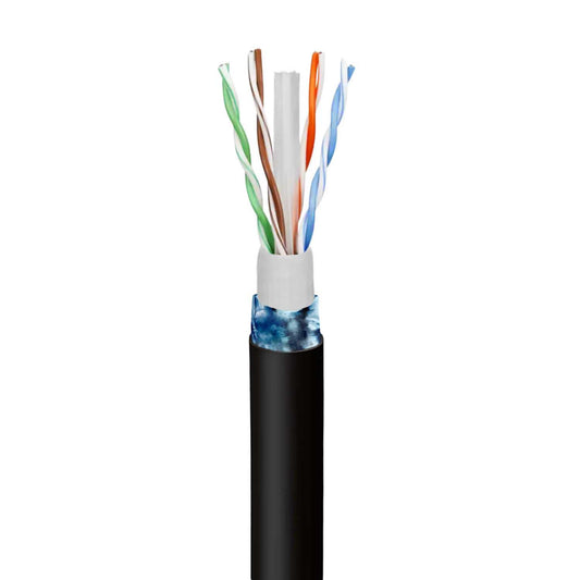 CAT6 U/UTP Unshielded Twisted Pair Lsoh Csta Data Cable Black 500m