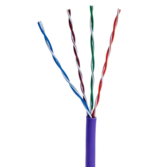 Emitex CAT5e U/UTP Unshielded Twisted Pair Lsoh Cable Violet 305m