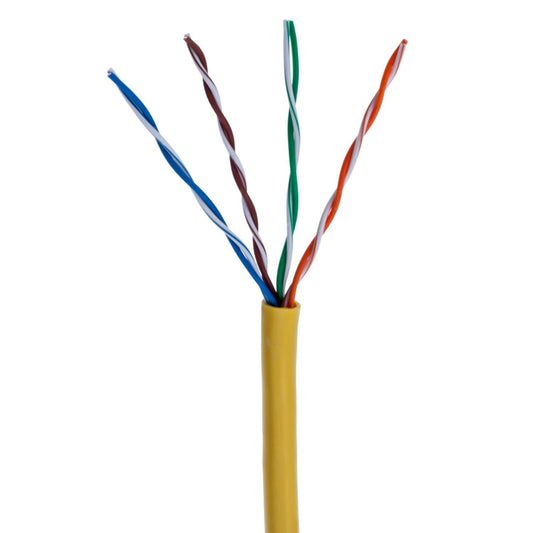 Emitex CAT5e U/UTP Unshielded Twisted Pair Cable Yellow 305m