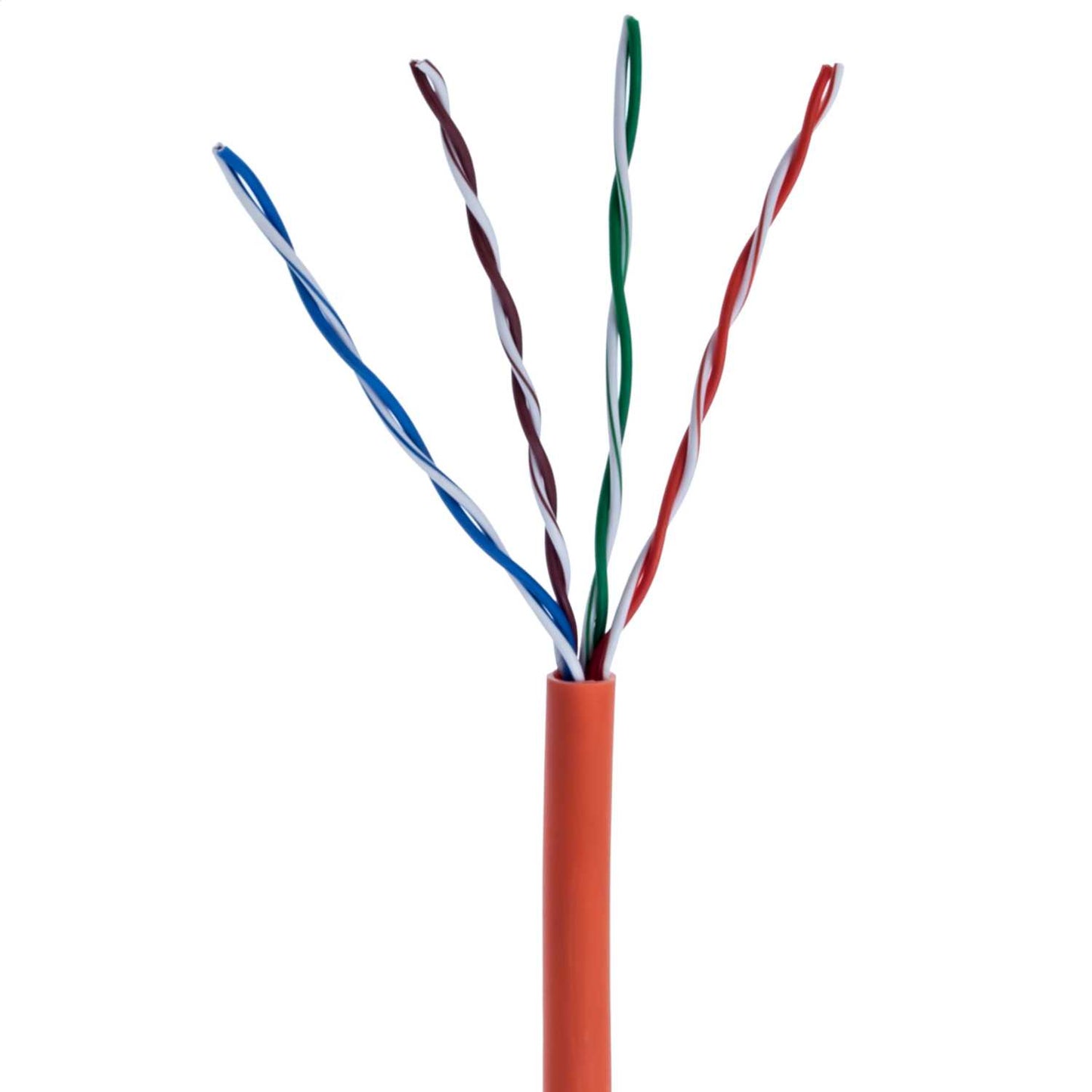 Emitex CAT5e U/UTP Unshielded Twisted Pair Lsoh Cable Orange 305m