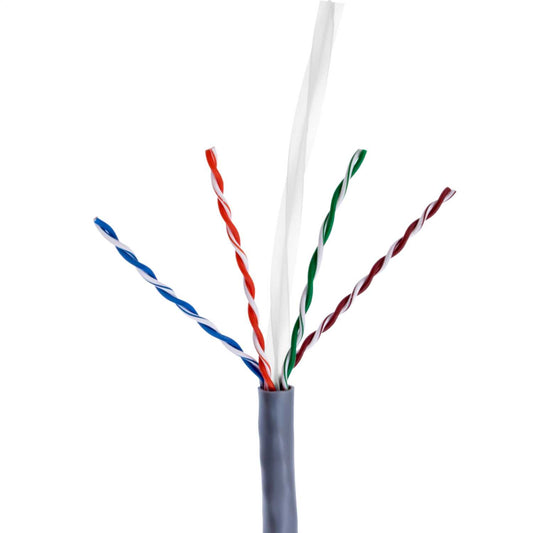 Emitex CAT6 U/UTP Unshielded Twisted Pair PVC Cable Grey 305m