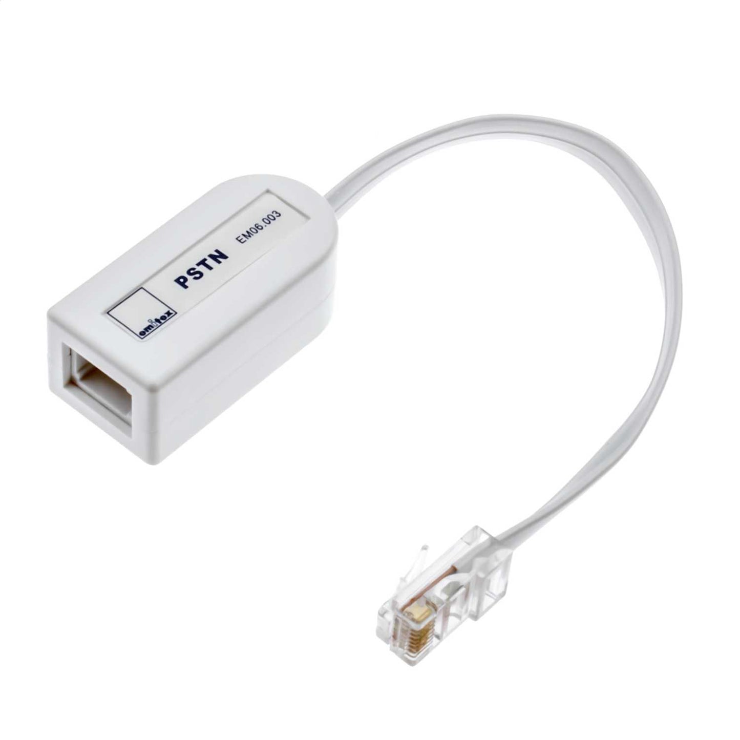Emitex RJ45 to LJU 6" Tailed Socket Pstn Adaptor