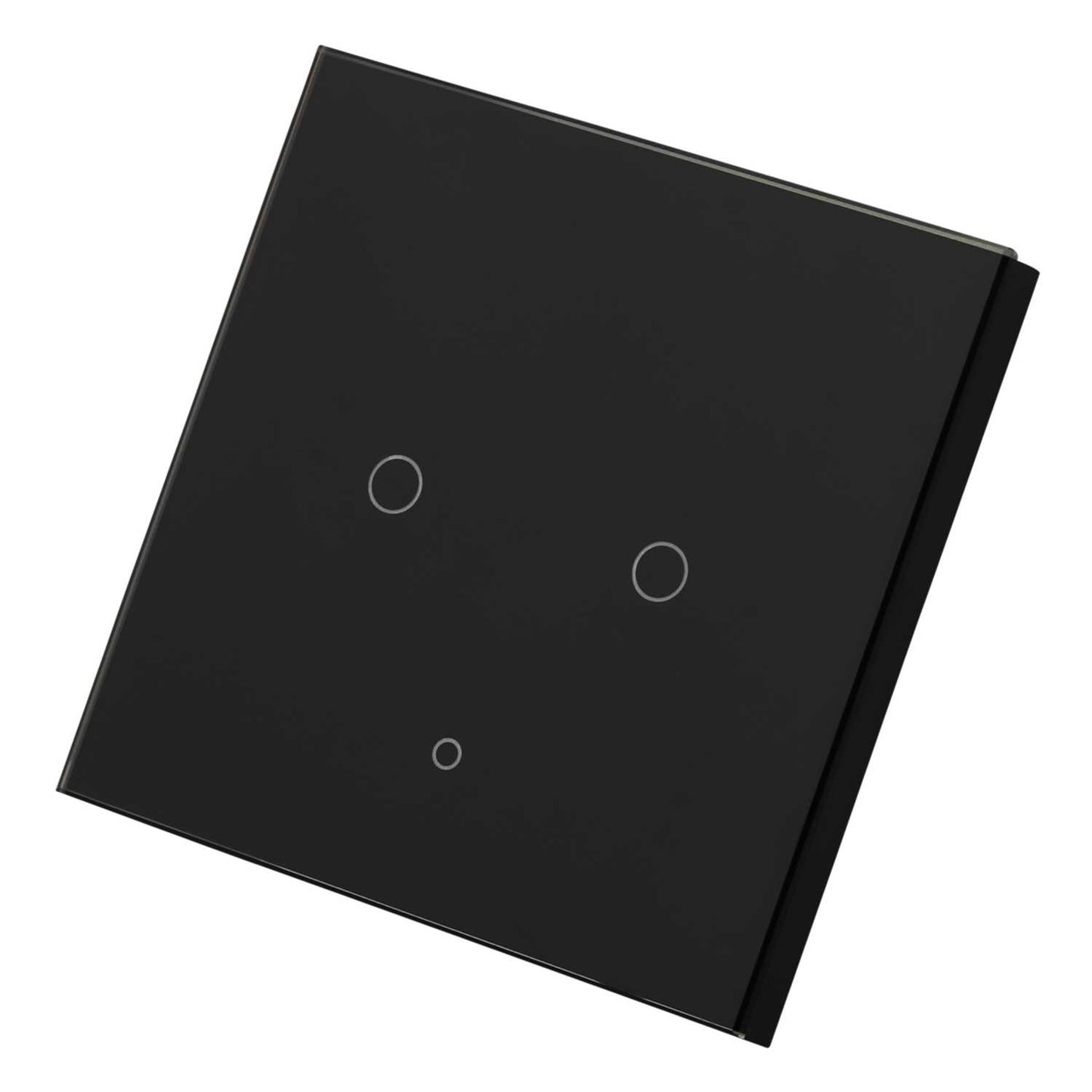 Enerj 2 Gang Wi-Fi Smart Touch Switch Black
