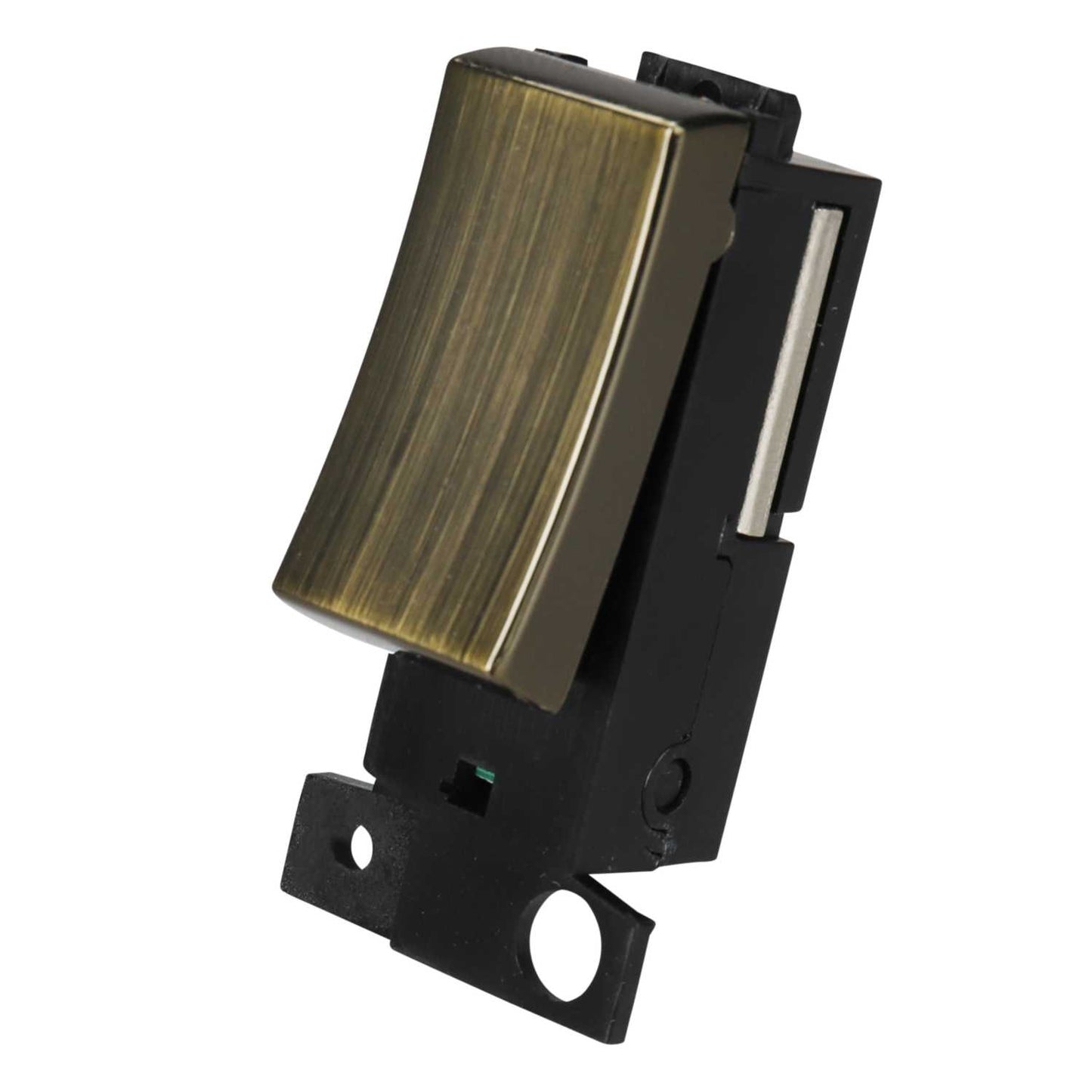 Enerj 1 Gang Grid Switch Minigrid Style Antique Brass