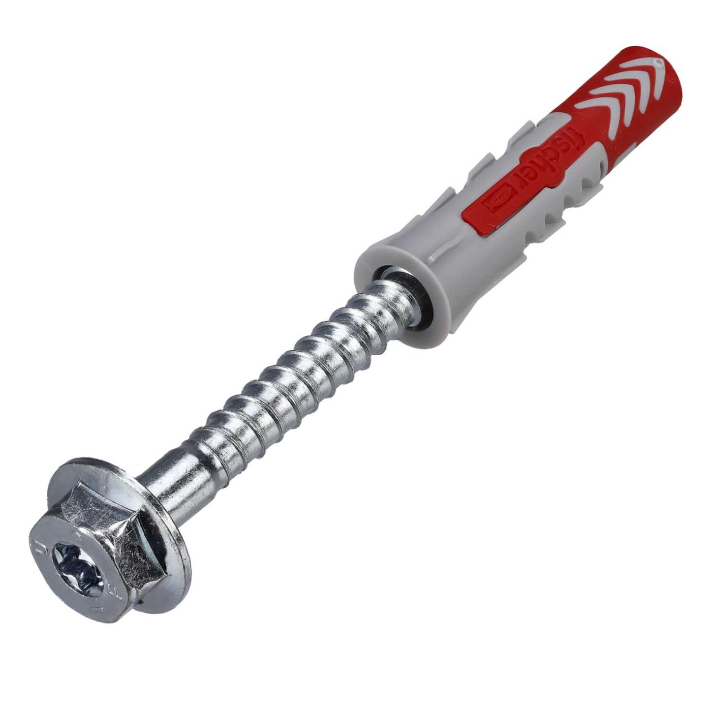 Fischer DuoPower 10mm x 50mm with Hexagon Head Screw (Pack of 25)