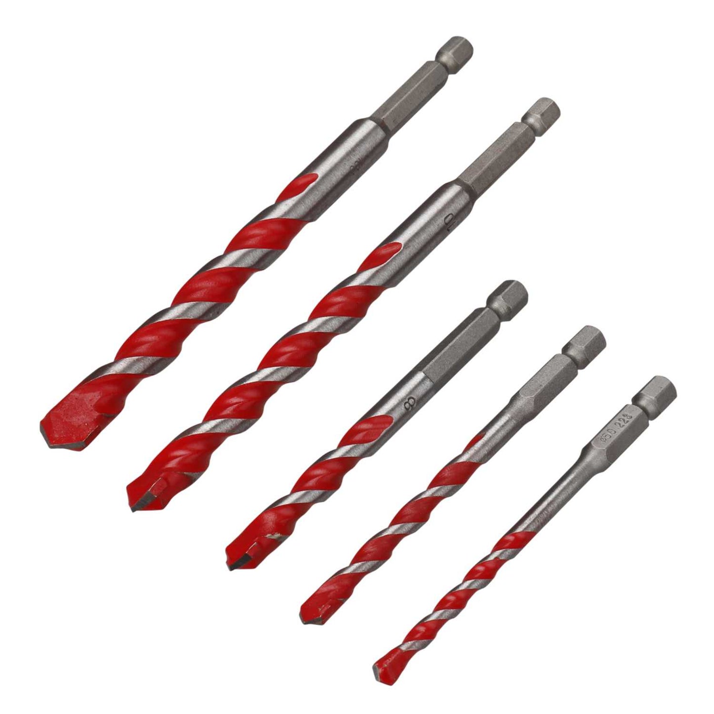 Fischer 5 Piece D-U Hex Universal Drill Bit Set
